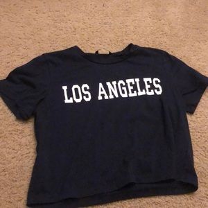 Brandy Millville small Los Angeles dark blue shirt